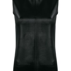 Givenchy faux-leather top - Black