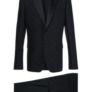 Givenchy star print suit - Black