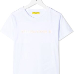 Golden Goose Kids logo print T-shirt - White