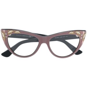 Gucci Eyewear embellished cat eye glasses - Multicolour