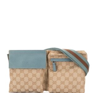 Gucci Pre-Owned GG Pattern Waist Bum Bag - NEUTRALS