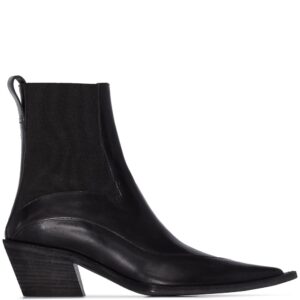 Haider Ackermann pointed 50 ankle boots - Black
