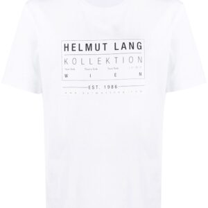 Helmut Lang logo T-shirt - White