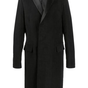 Helmut Lang single breasted coat - Black