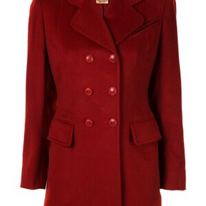 Hermès pre-owned double-breasted cashmere blazer - Red