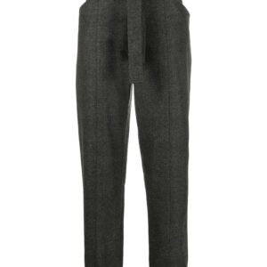 Isabel Marant Étoile high-waisted tapered trousers - Black