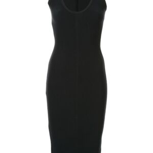 James Perse fitted midi-dress - Black