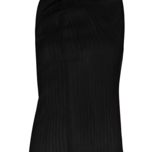 Jil Sander asymmetric ribbed-knit top - Black