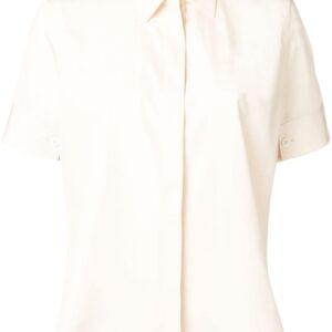 Jil Sander shortsleeved poplin shirt - NEUTRALS