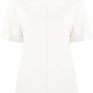 Joseph vertical seam cotton T-shirt - White