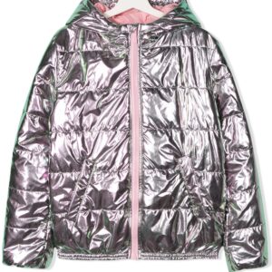 Kenzo Kids TEEN padded jacket - Metallic