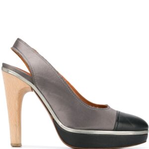 LANVIN Pre-Owned 2009's two-tone pumps - Grey