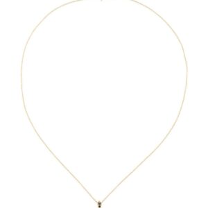 Lizzie Mandler Fine Jewelry 18kt gold and black diamond 'Single Kite' necklace - Metallic