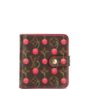 Louis Vuitton pre-owned Monogram cherry compact wallet - Brown