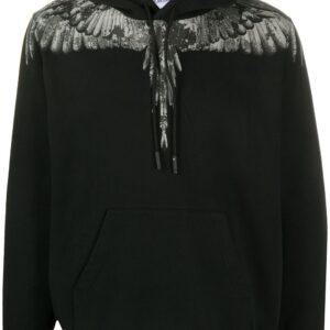 MARCELO BURLON COUNTY OF MILAN wings-print hoodie - Black