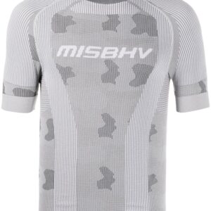 MISBHV high-neck logo T-shirt - Grey