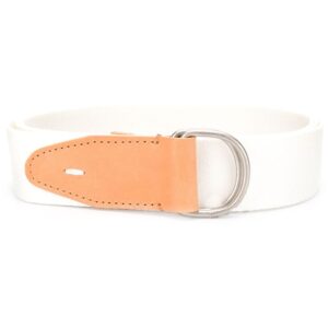 Maison Margiela reversible buckle belt - White