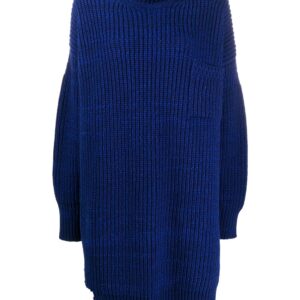 Marni deconstructed oversized jumper - Blue