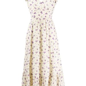 Masscob floral print dress - NEUTRALS