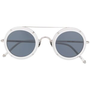 Matsuda round frame sunglasses - White