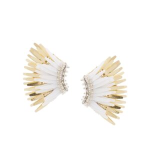 Mignonne Gavigan wings earrings - White