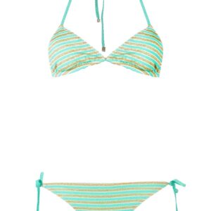 Missoni Mare striped towelling bikini set - Green