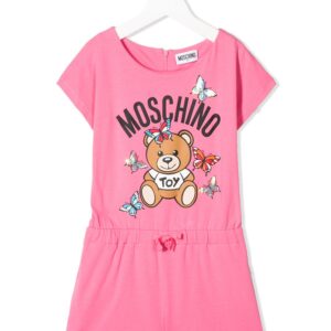 Moschino Kids Toy Bear playsuit - PINK