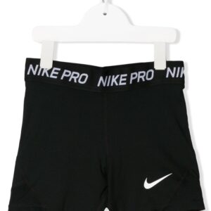 Nike Kids logo fitted shorts - Black