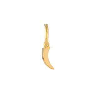 Northskull Tiger-claw hoop earring - GOLD