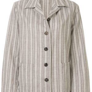 Our Legacy striped buttoned jacket - NEUTRALS