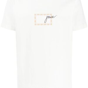 PACE logo embroidered T-shirt - White