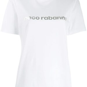 Paco Rabanne logo print T-shirt - White