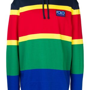 Polo Ralph Lauren panelled colour block hoodie - Red