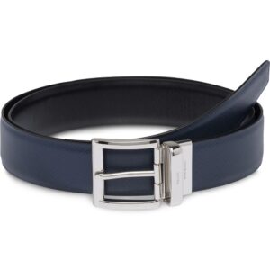 Prada Saffiano reversible belt - Blue