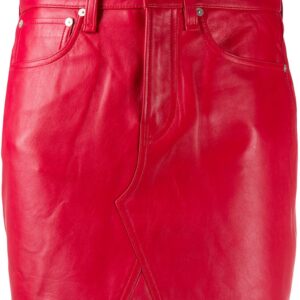 Rag & Bone slim-fit mini skirt - Red