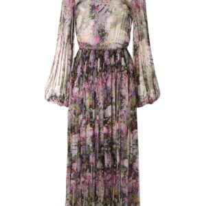 Romance Was Born Montmartre floral print dress - Multicolour