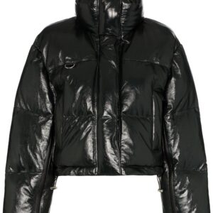 SHOREDITCH SKI CLUB Scala zip-front puffer jacket - Black