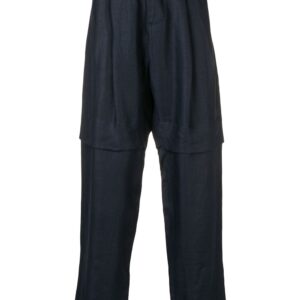 Société Anonyme drop-crotch trousers - Blue