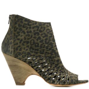 Strategia cut out details ankle boots - Green