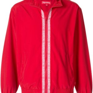 Supreme classic logo taping track jacket - Red
