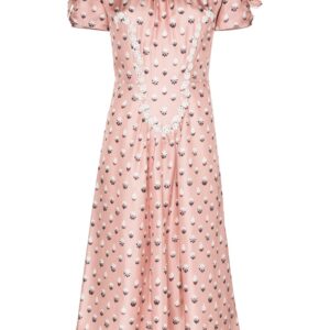 The Marc Jacobs The '40s icing-print dress - PINK