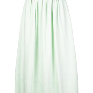 Tibi Harrison Chino full skirt - Green
