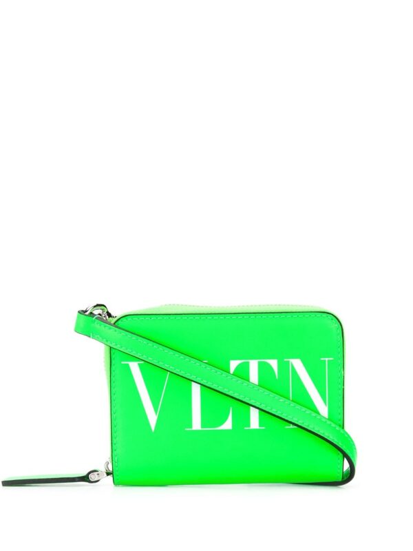 Valentino Garavani VLTN print shoulder bag - Green