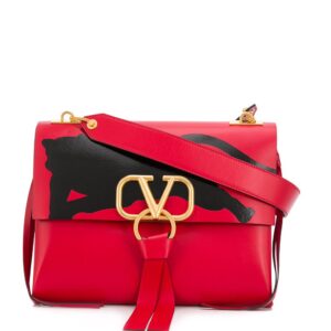 Valentino Garavani VRing shoulder bag - Red