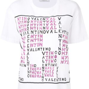 Valentino logo T-shirt - White