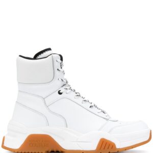 Versace Jeans Couture Logo High Top sneakers - White