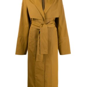Victoria Beckham tie-waist trench coat - Brown