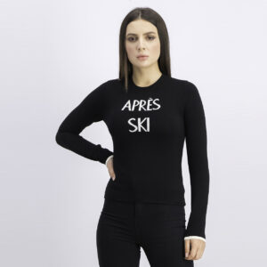 Womens Apres Ski Sweatshirt Black