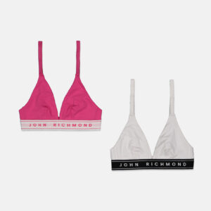 Womens Becka Set of 2 Bustiers Non Padded Bra Pink