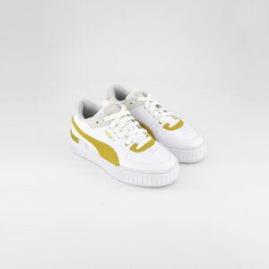 Womens Cali Sport Heritage Shoes White/Golden Rod